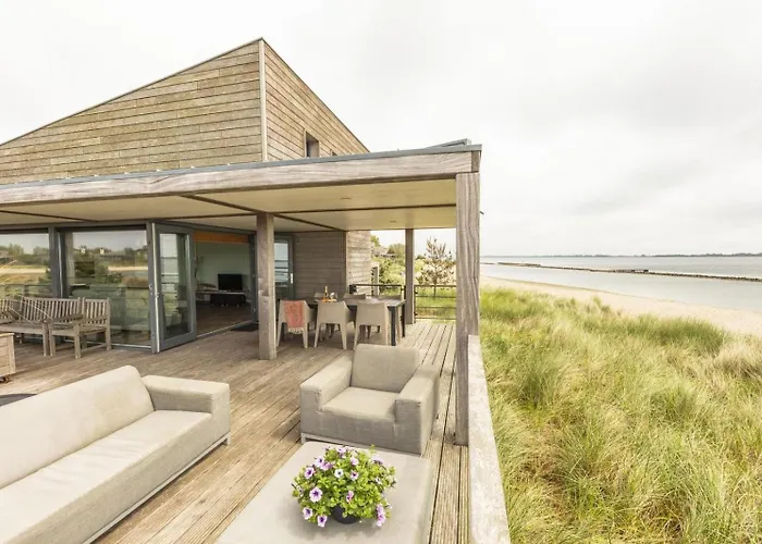 Beachfront Deluxe 6p - Luxe & Uitzicht Op Het Grevelingenmeer - 77 别墅 *