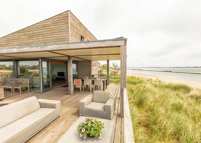 Villa Beachfront Deluxe 6p - Luxe & Uitzicht Op Het Grevelingenmeer - 77 *